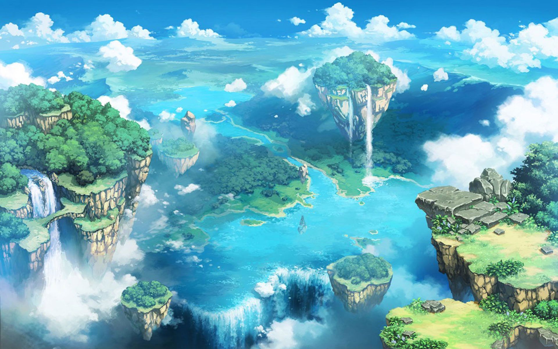 Blue Skies Art Wallpapers