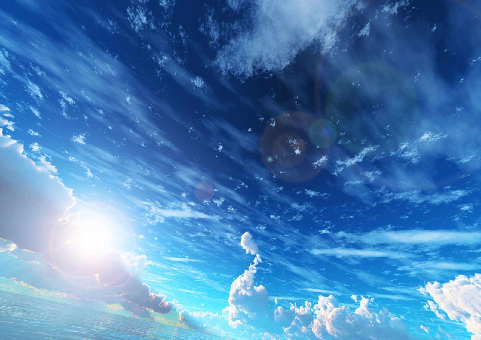 Blue Skies Art Wallpapers