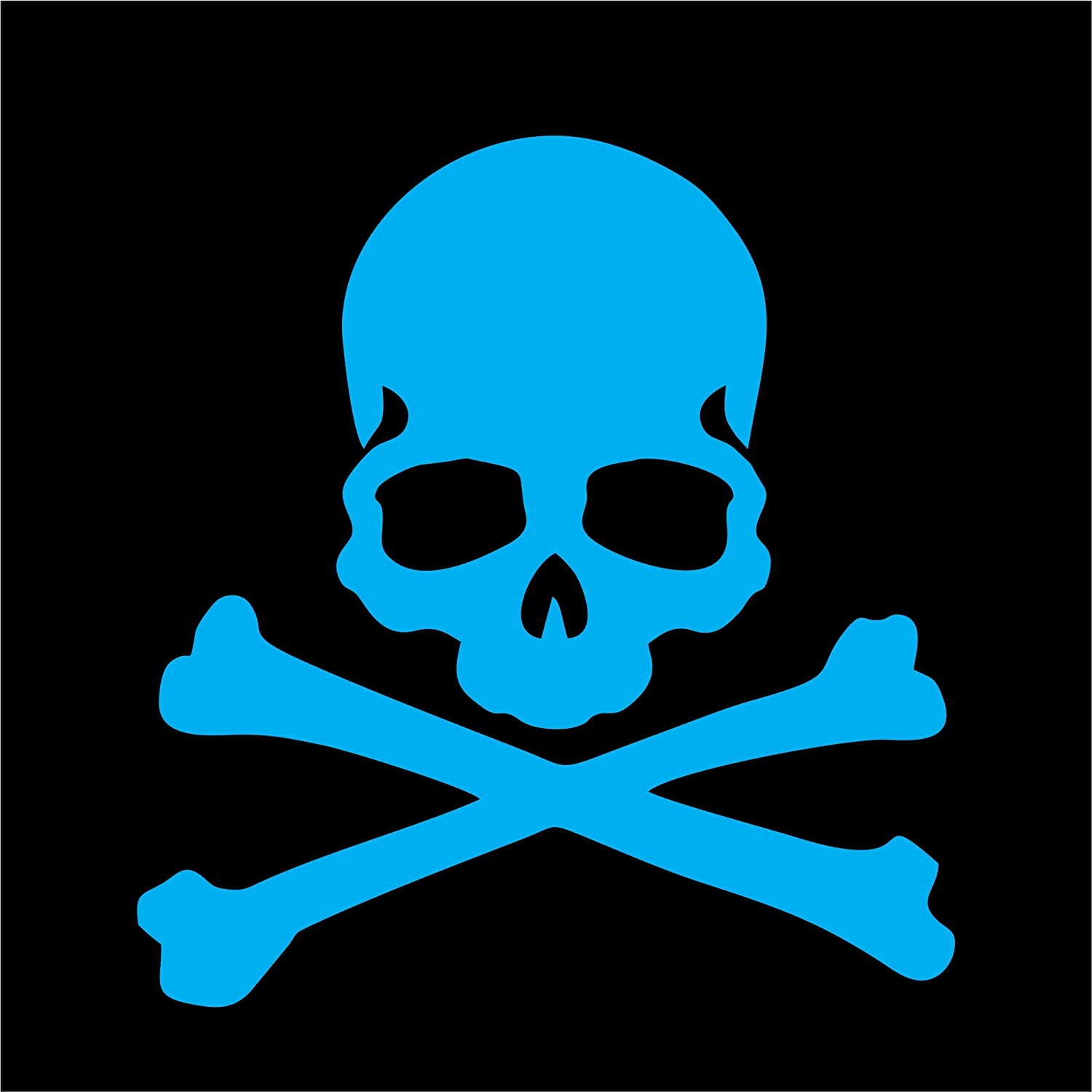 Blue Skull Background