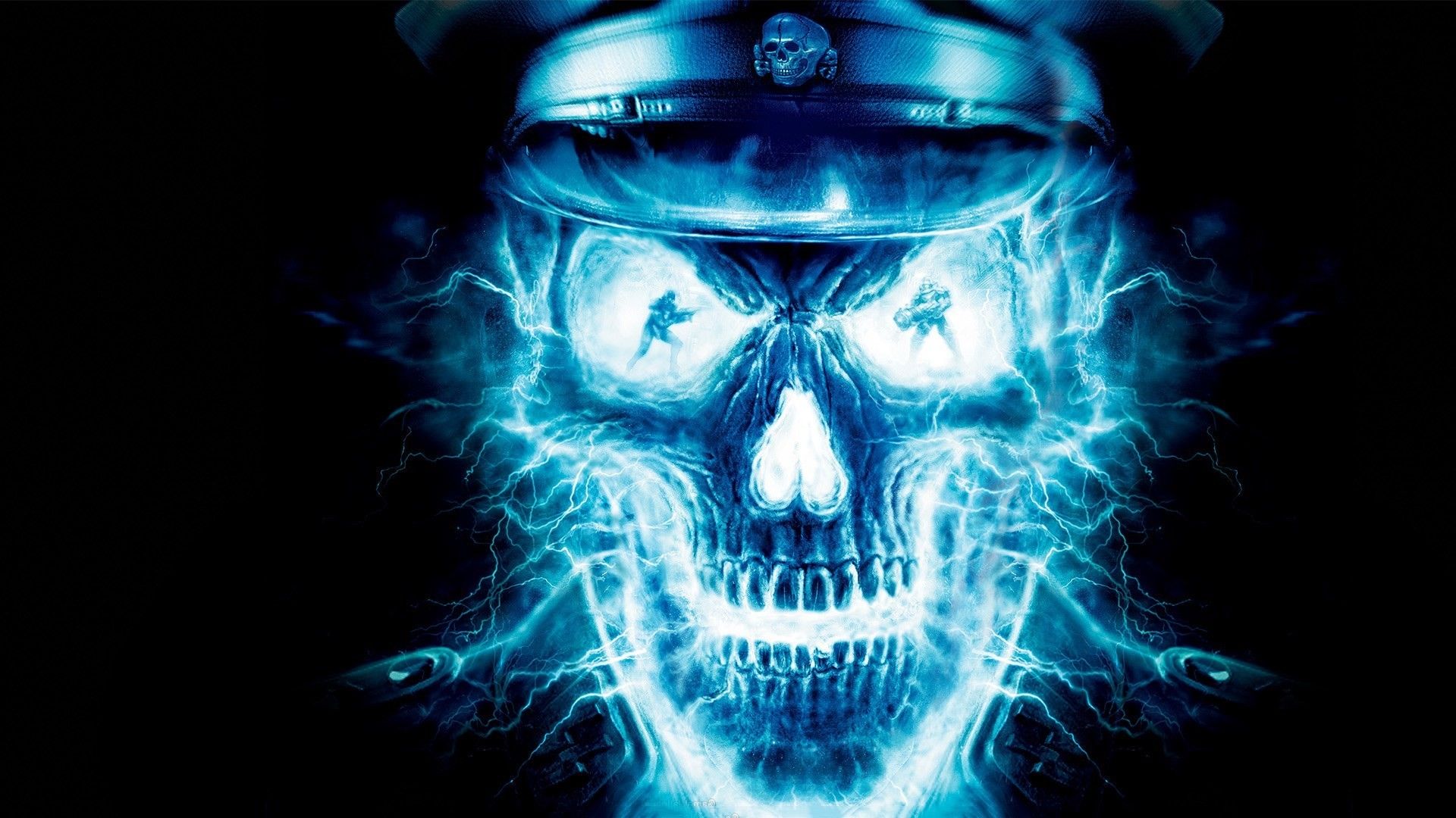 Blue Skull Wallpapers