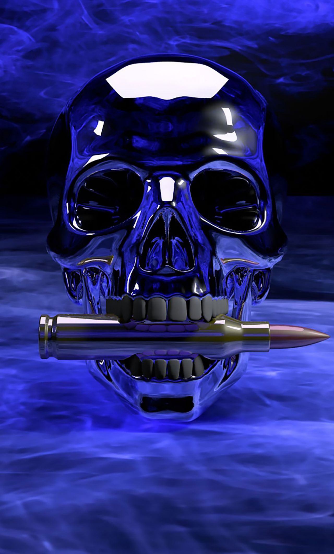 Blue Skull Wallpapers