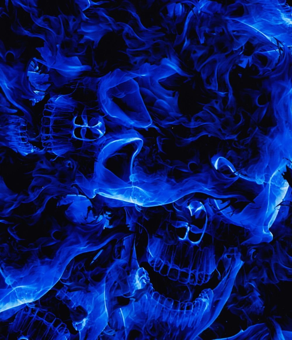 Blue Skull Wallpapers