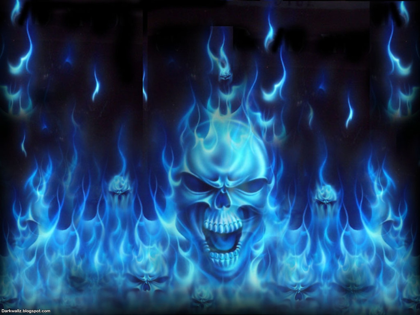 Blue Skull Wallpapers