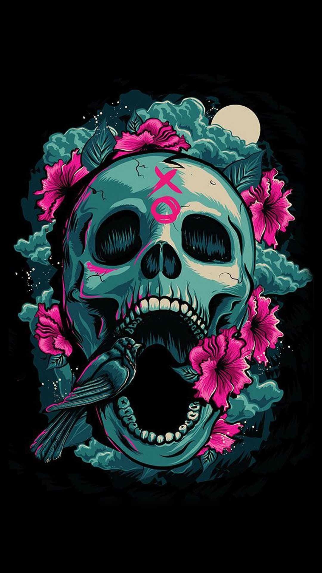 Blue Skull Wallpapers