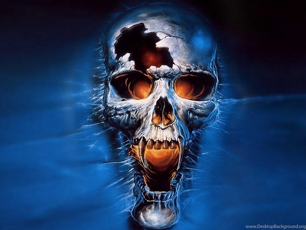 Blue Skull Wallpapers