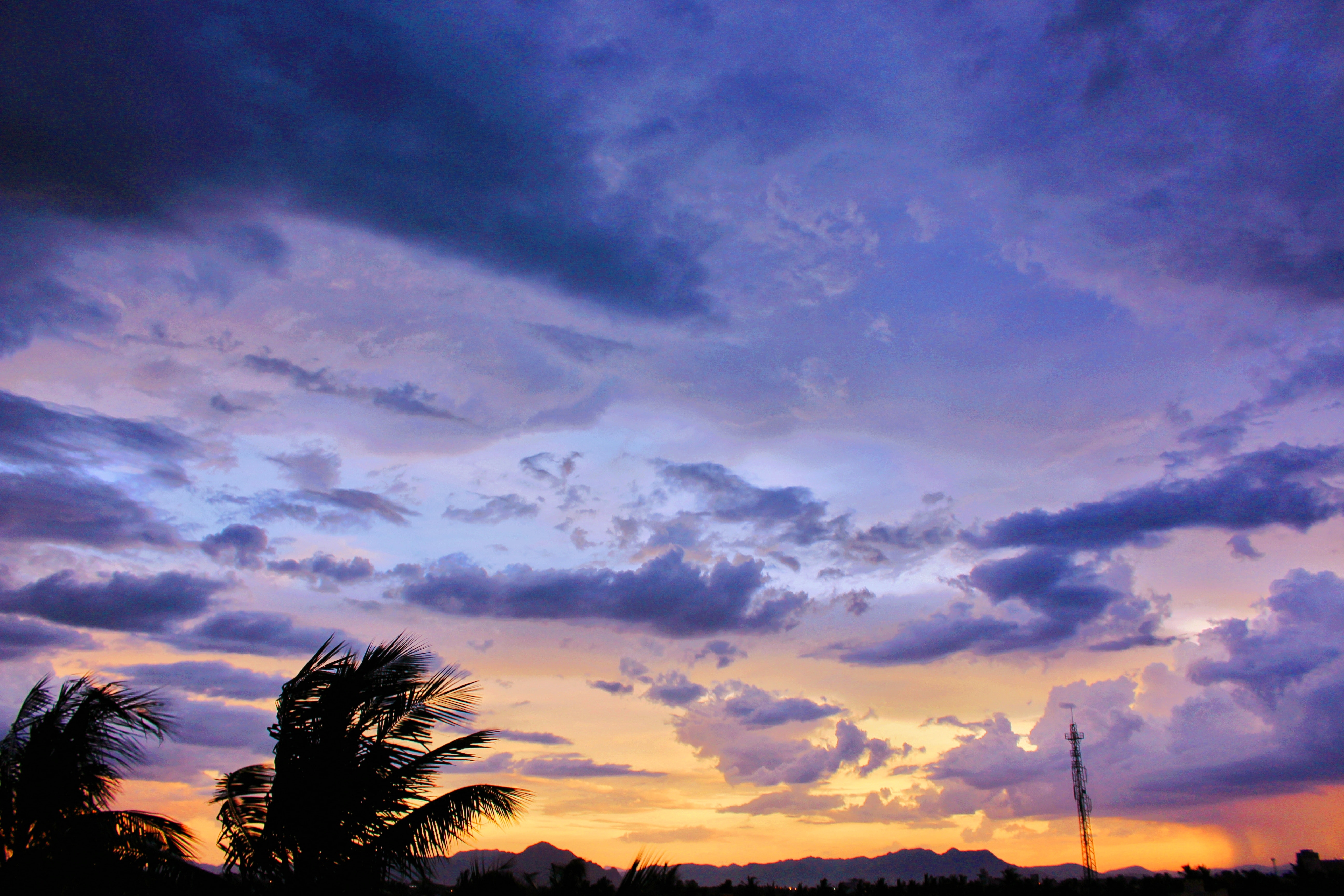 Blue Sky In Evening Wallpapers