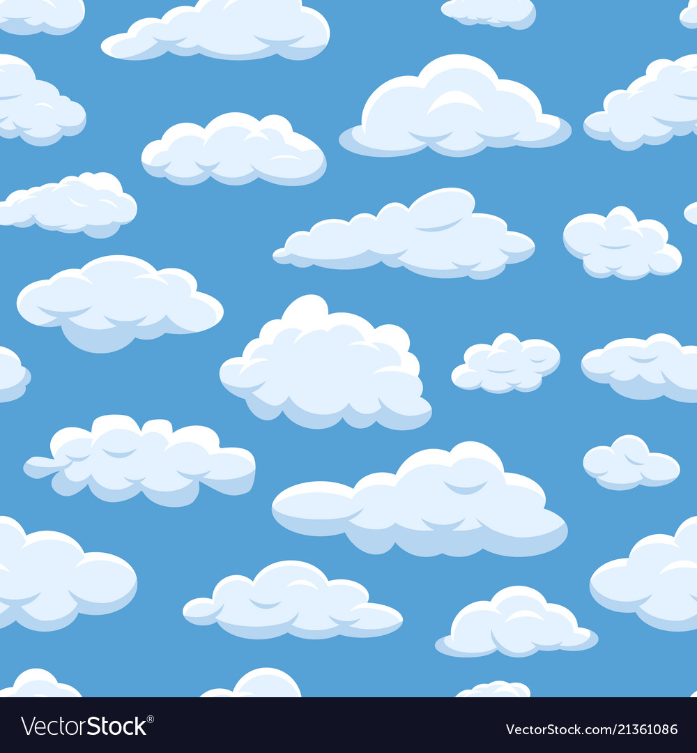 Blue Sky With Clouds Background