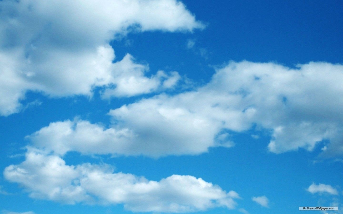 Blue Sky With Clouds Background