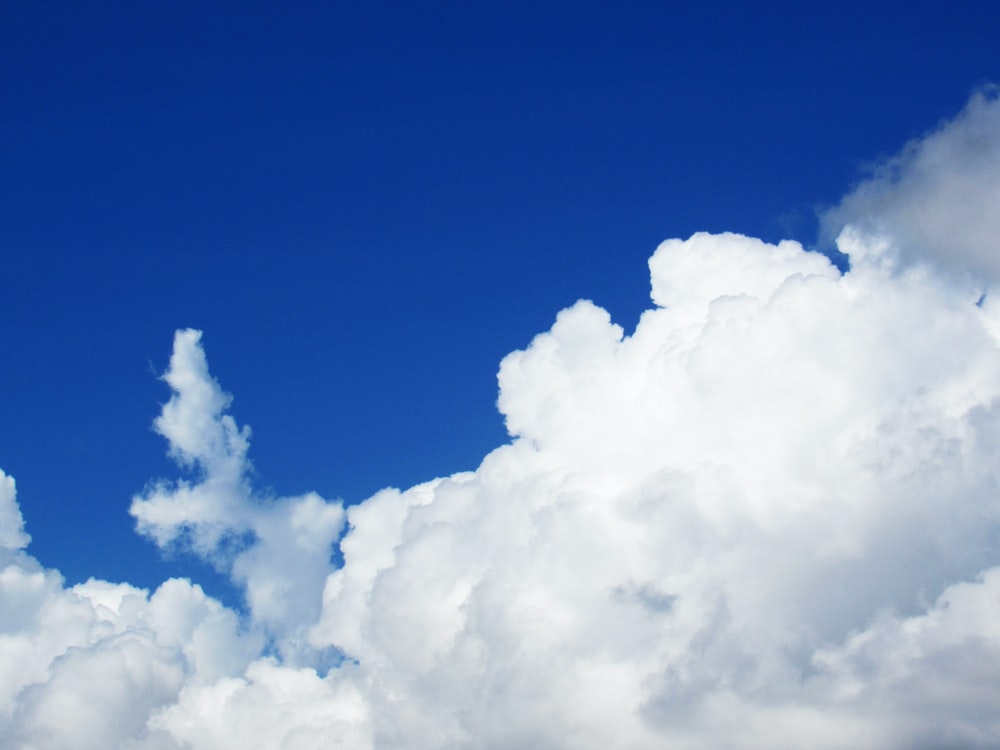 Blue Sky With Clouds Background