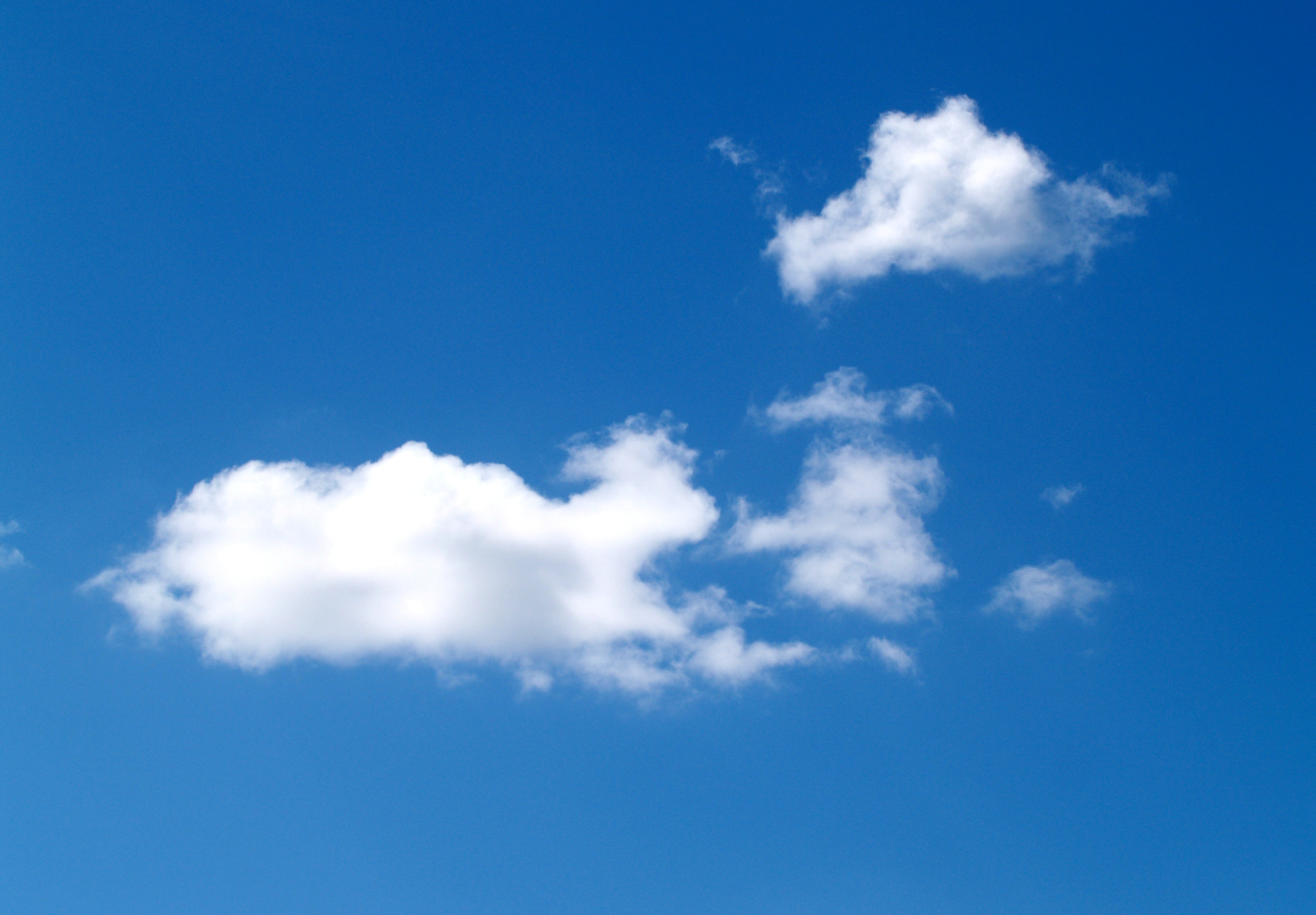 Blue Sky With Clouds Background