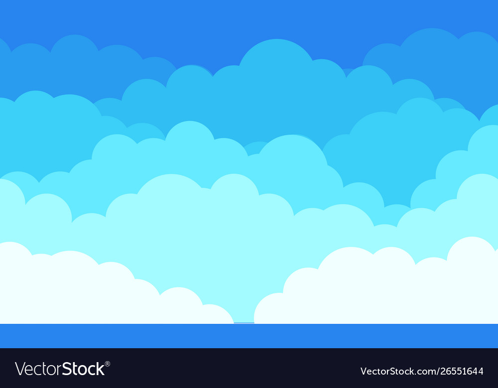 Blue Sky With Clouds Background