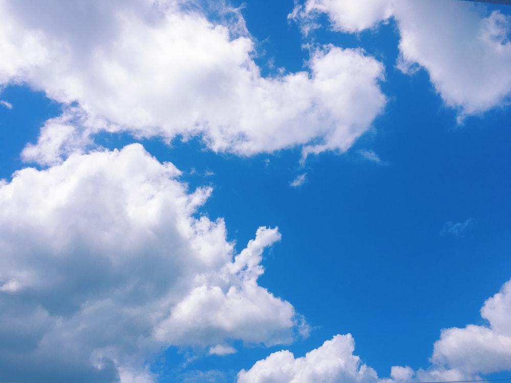 Blue Sky With Clouds Background