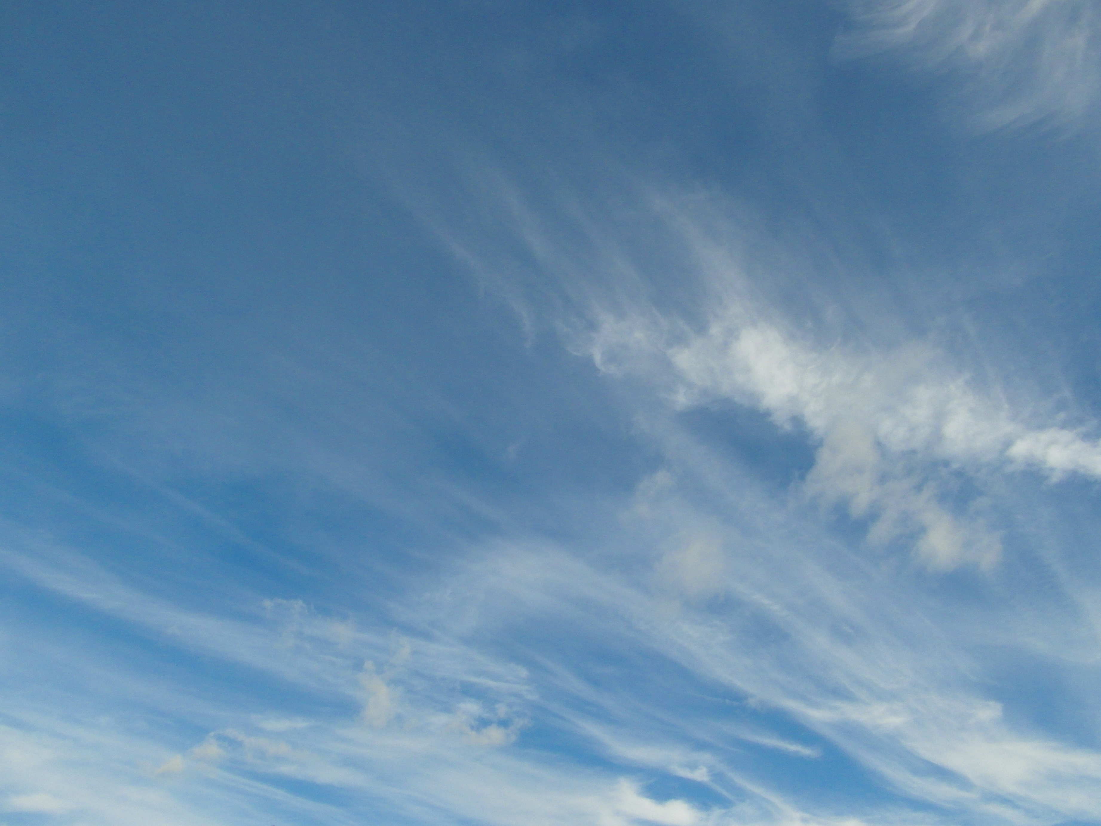 Blue Sky With Clouds Background