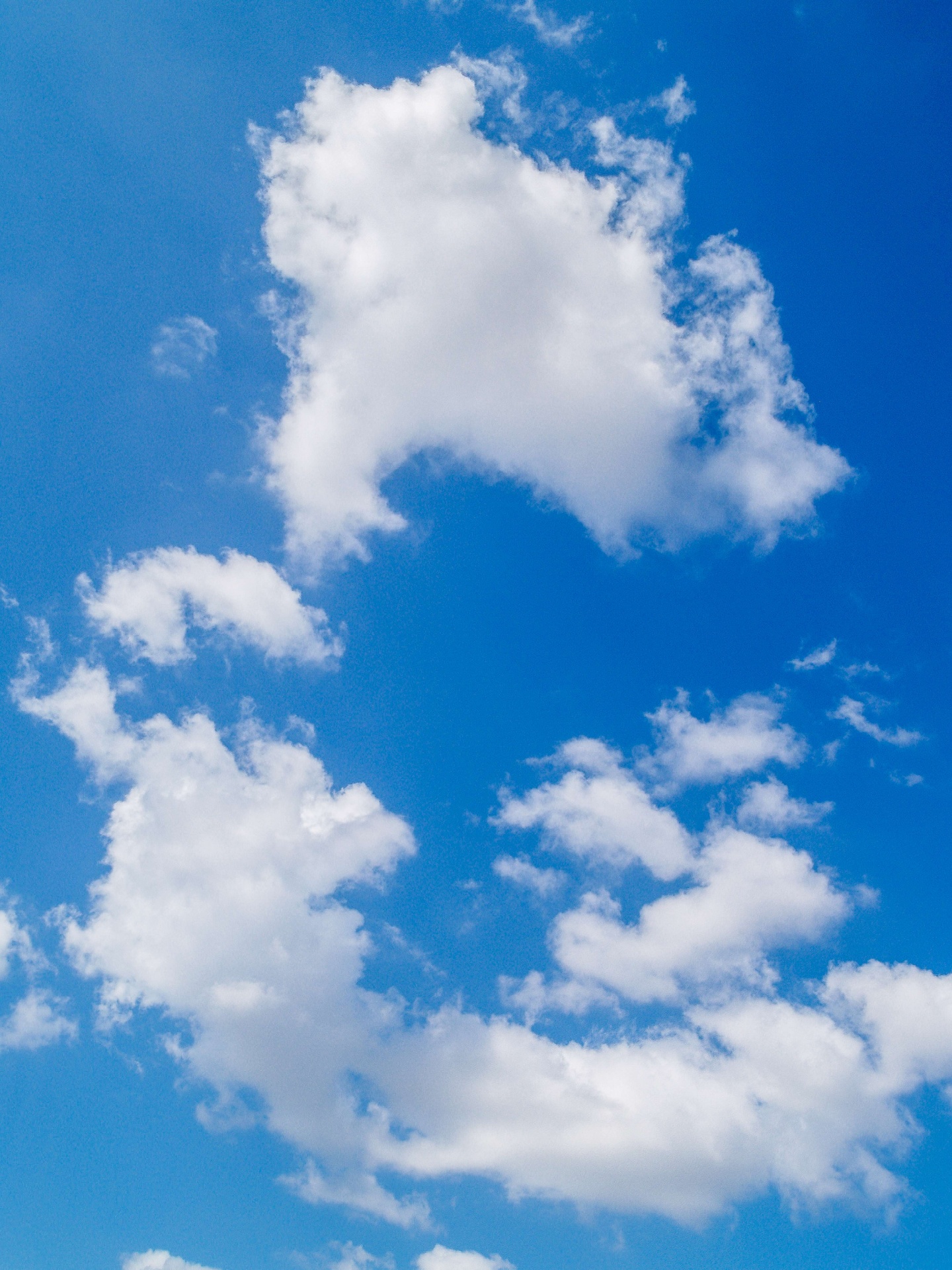 Blue Sky With Clouds Background