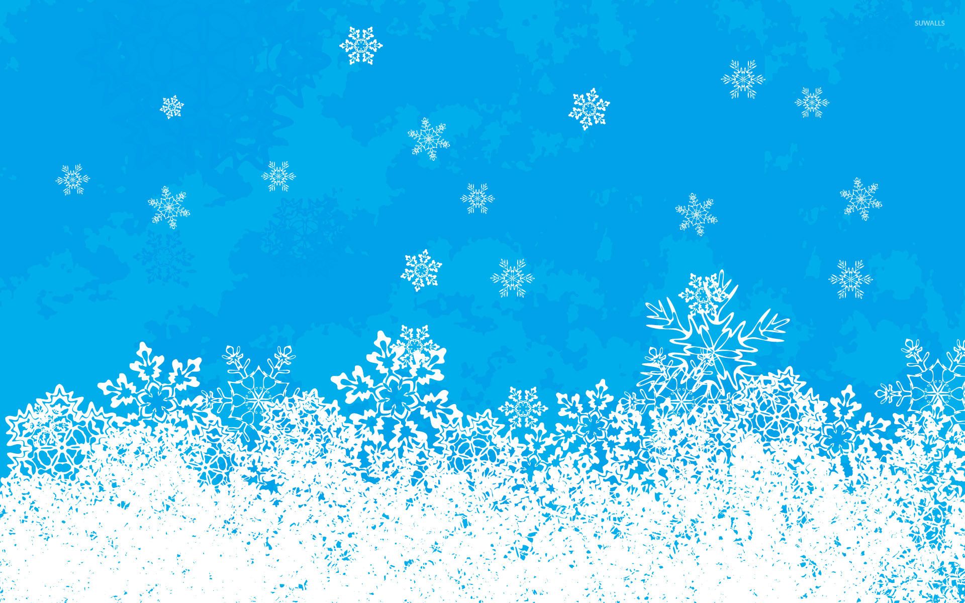 Blue Snow Wallpapers