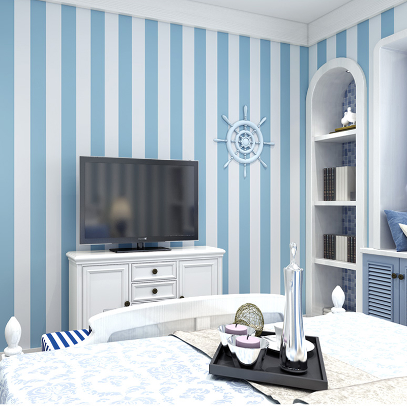 Blue Striped Wallpapers