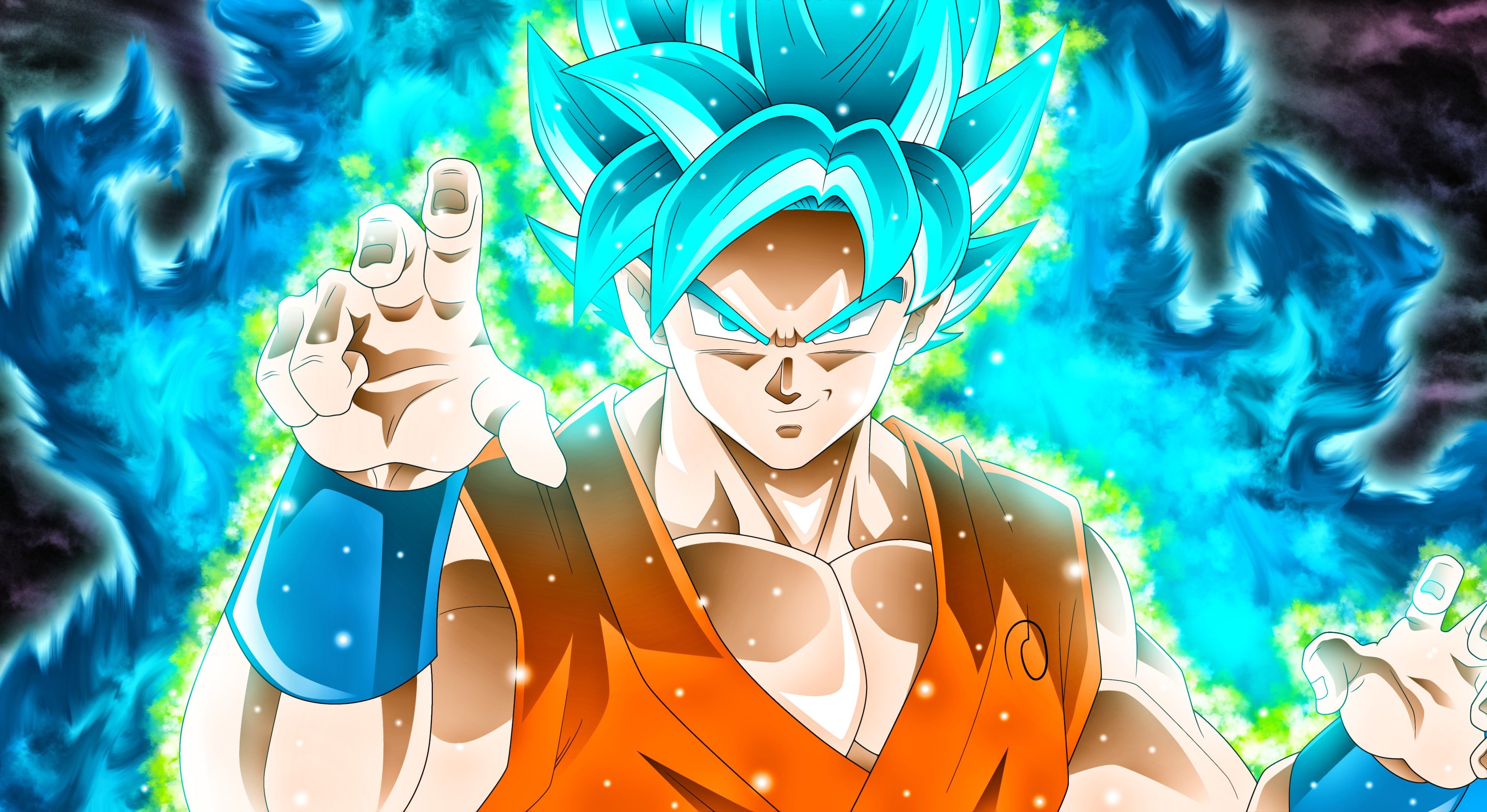 Blue Super Saiyan Goku Wallpapers