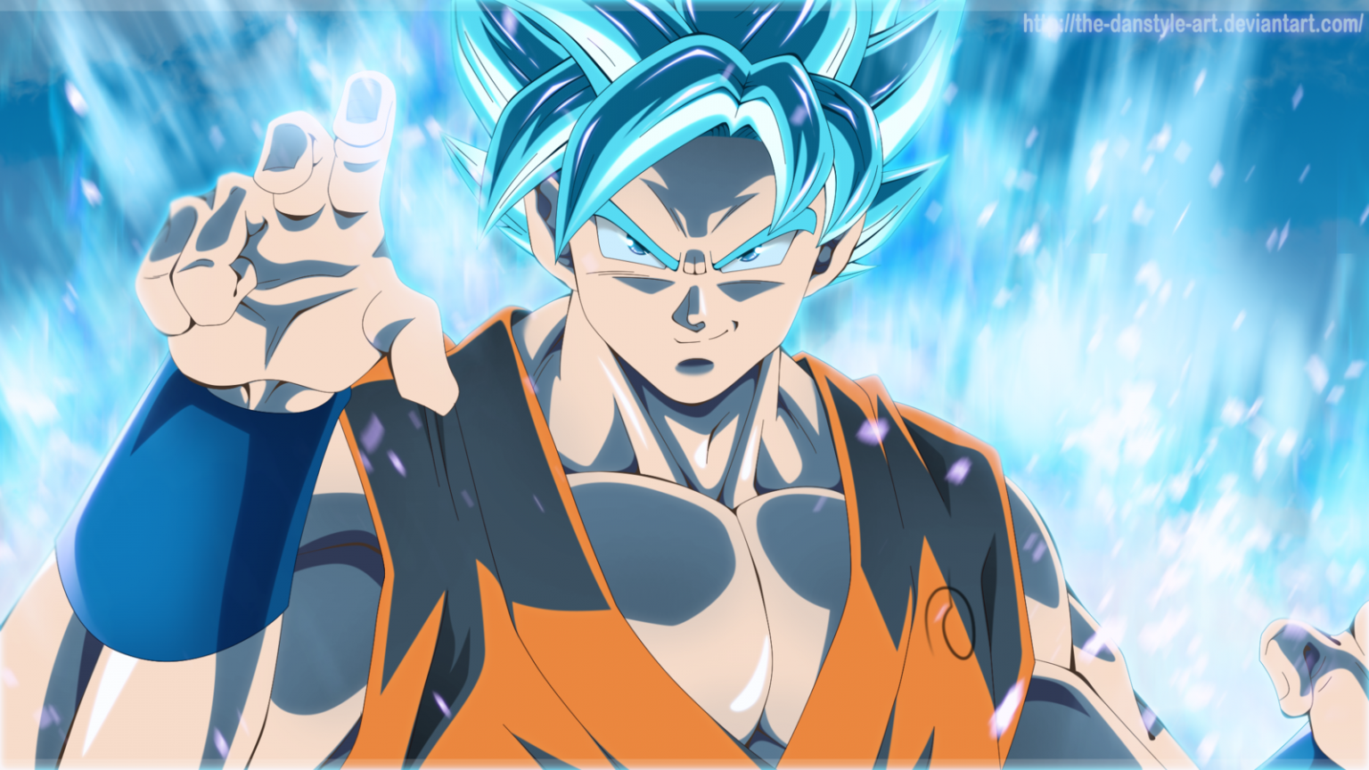 Blue Super Saiyan Goku Wallpapers