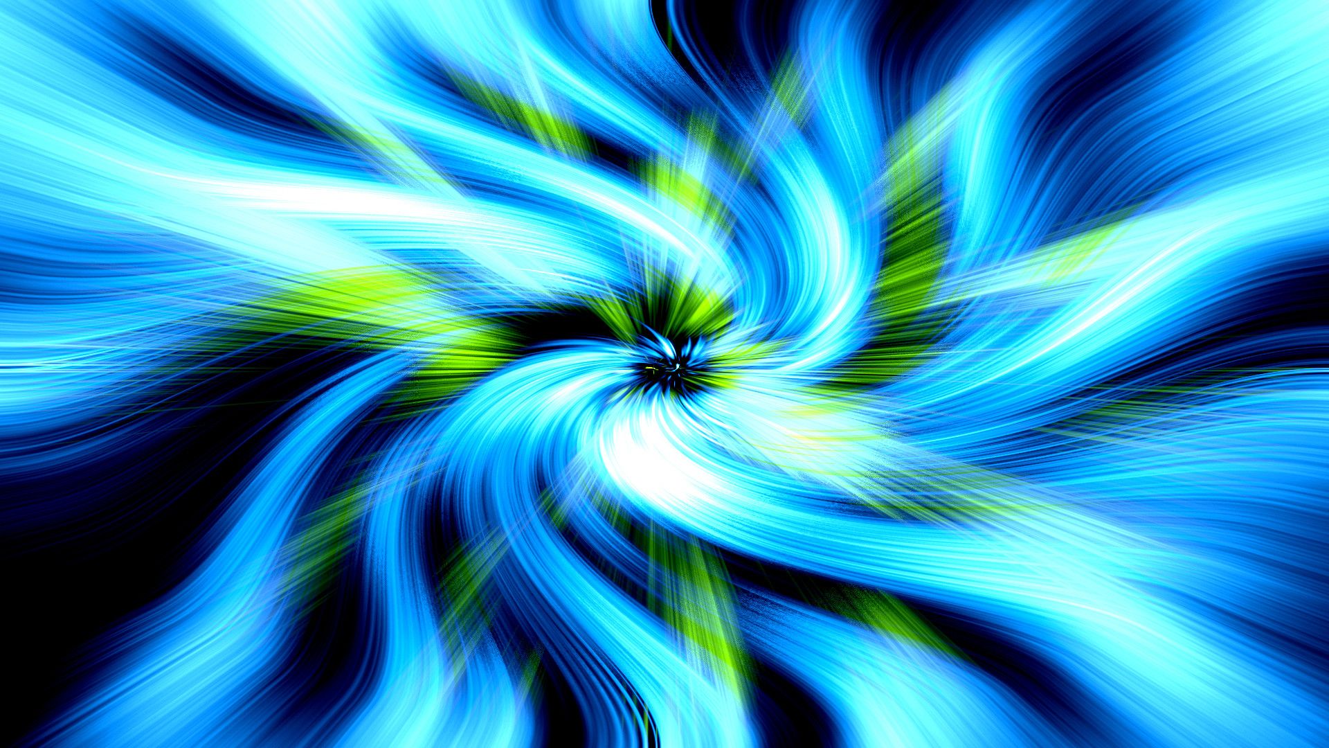 Blue Swirl Abstract Art Wallpapers