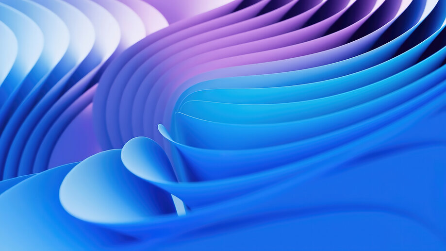 Blue Swirl Abstract Art Wallpapers