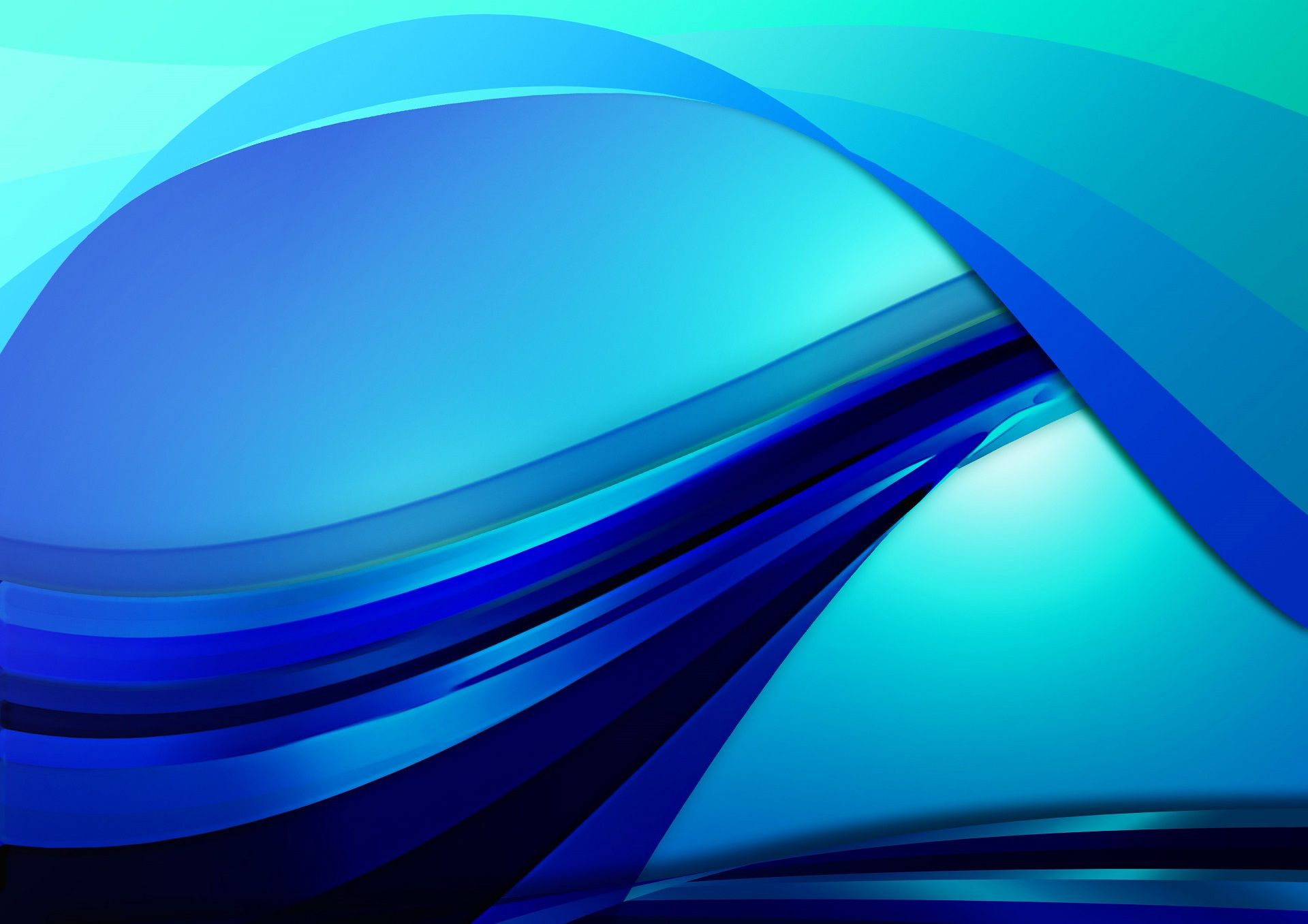 Blue Swirl Abstract Art Wallpapers