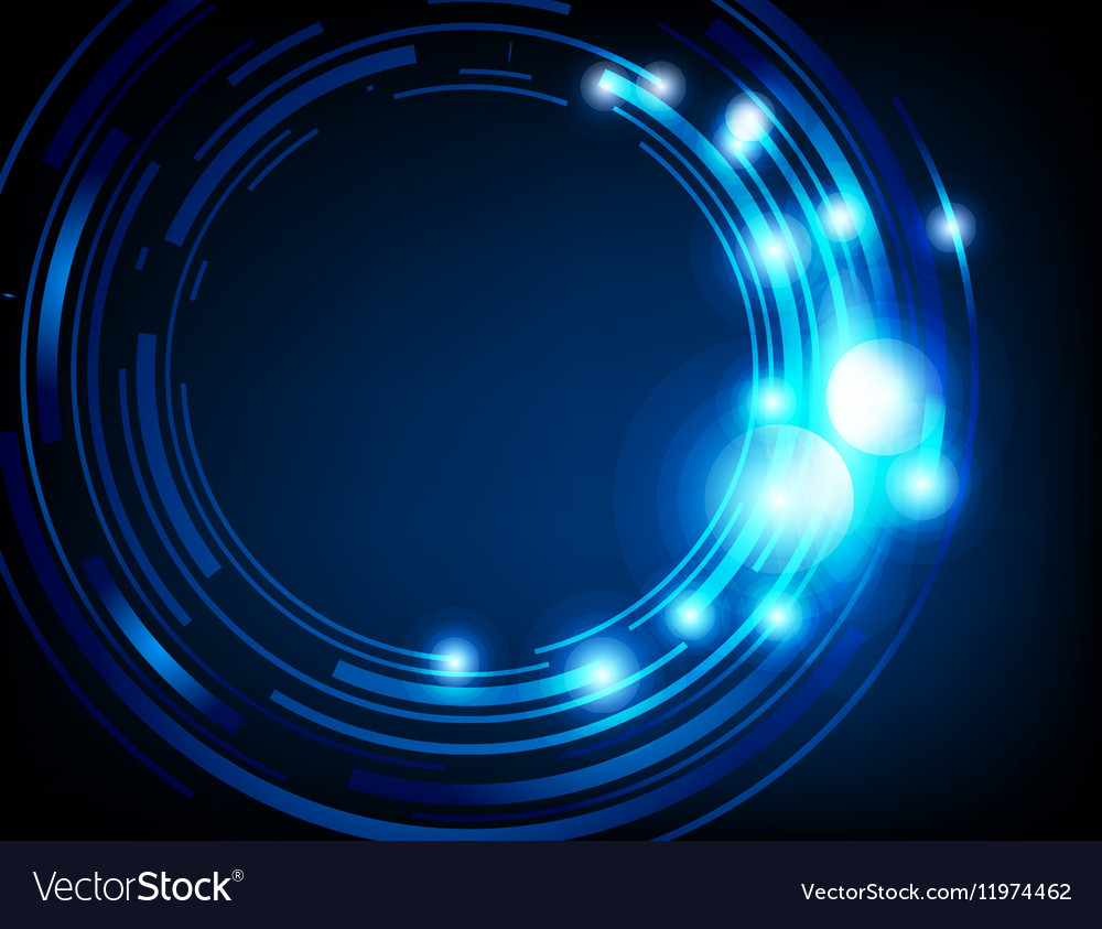 Blue Techno Background