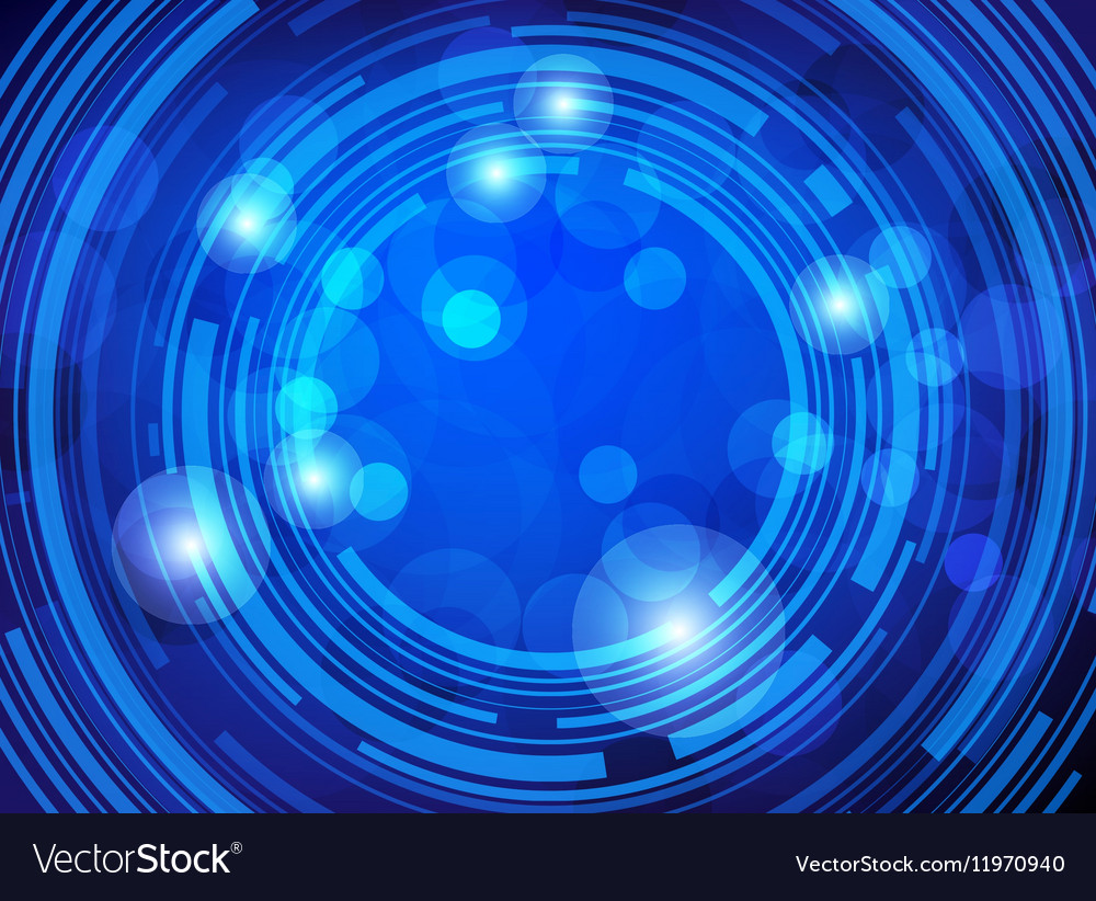 Blue Techno Background