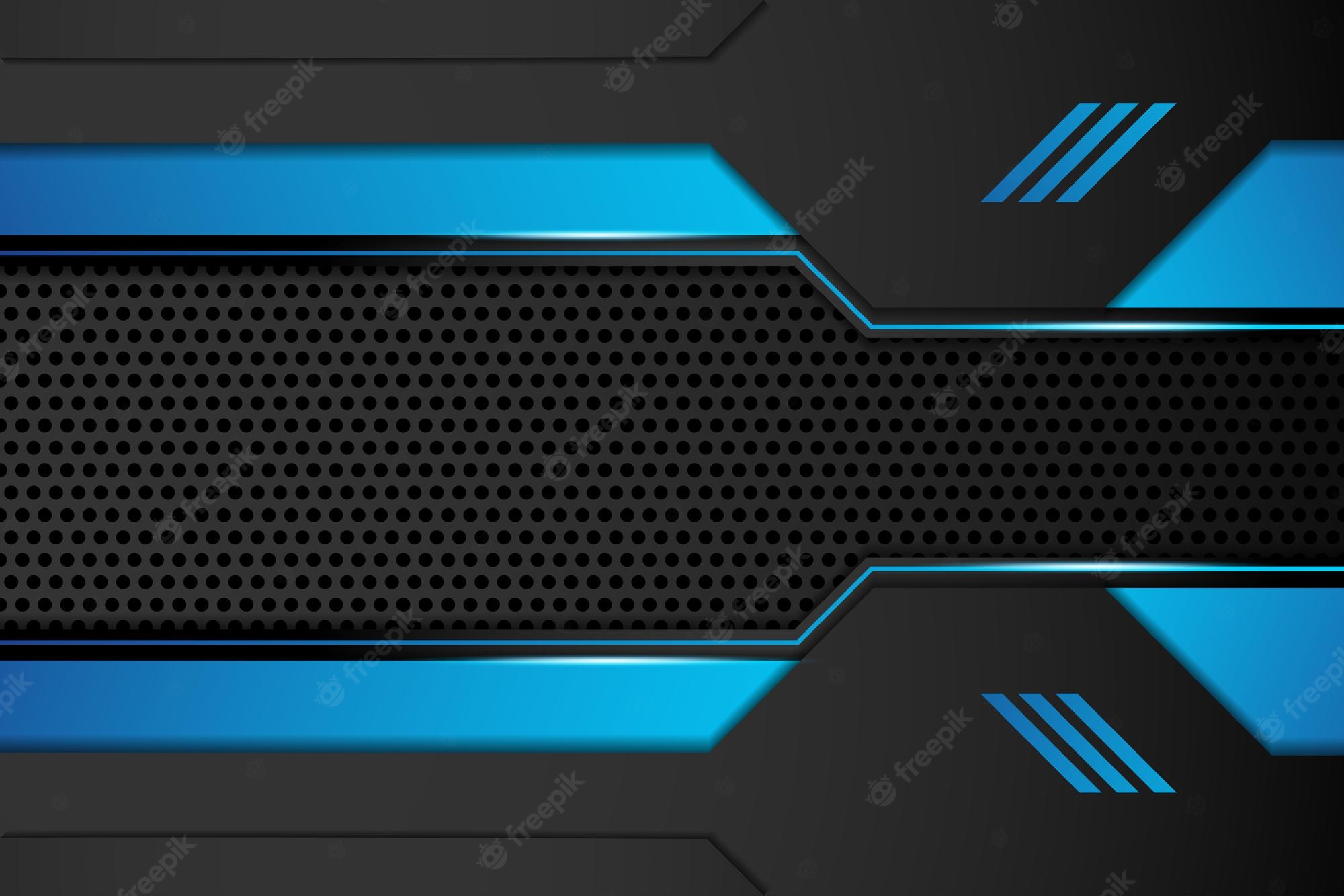 Blue Techno Background