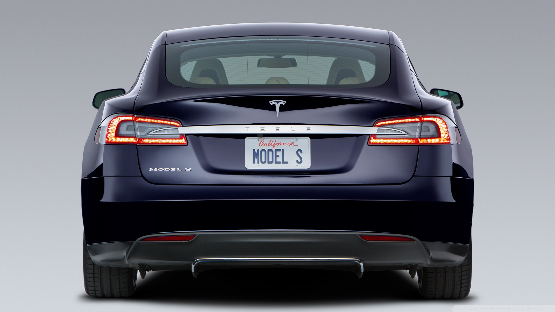 Blue Tesla Model X Wallpapers