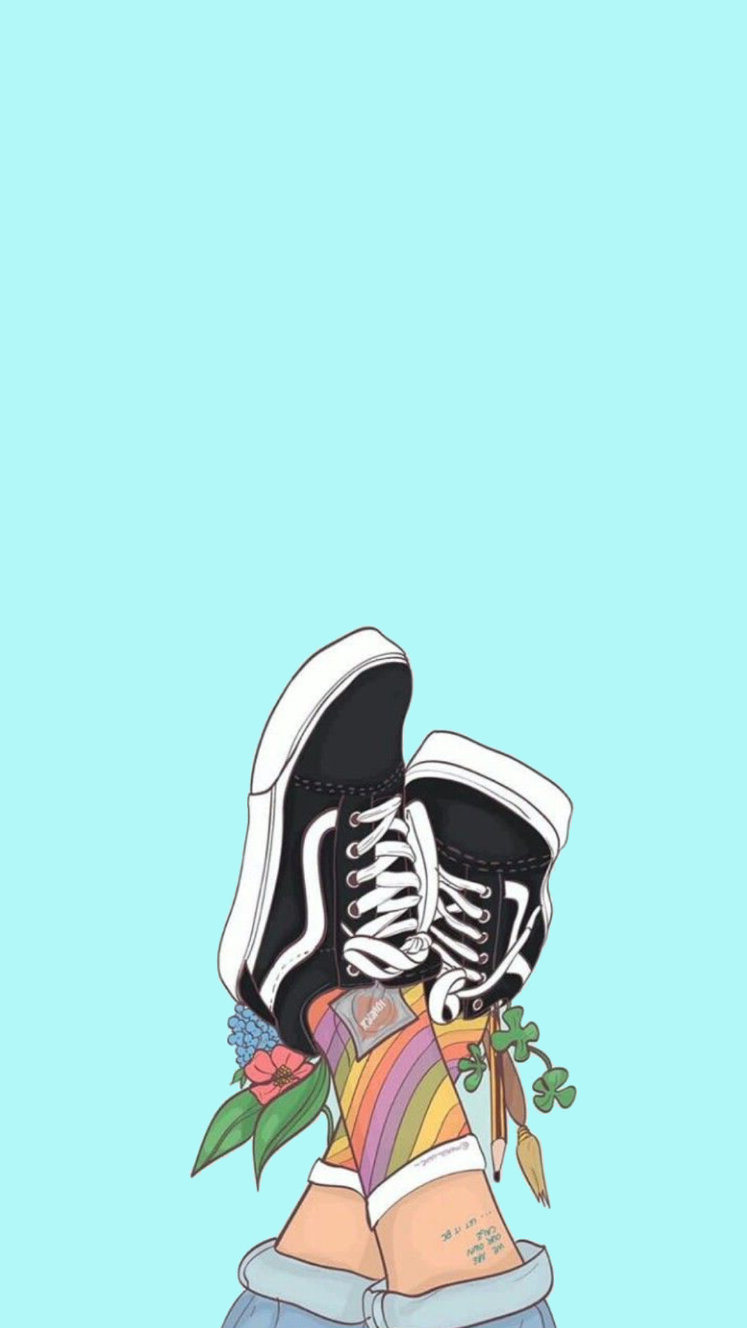 Blue Vans Aesthetic Wallpapers