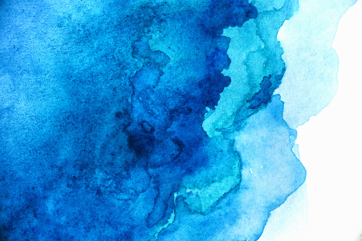 Blue Watercolor Background