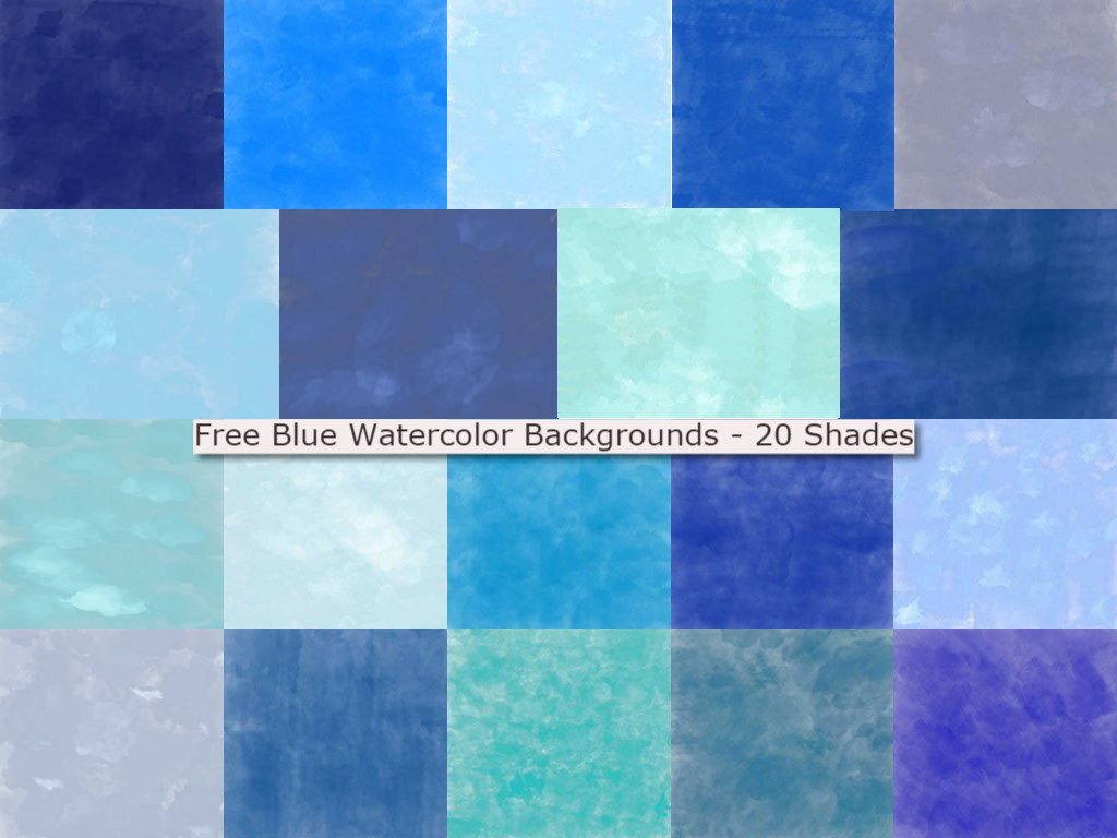 Blue Watercolor Background