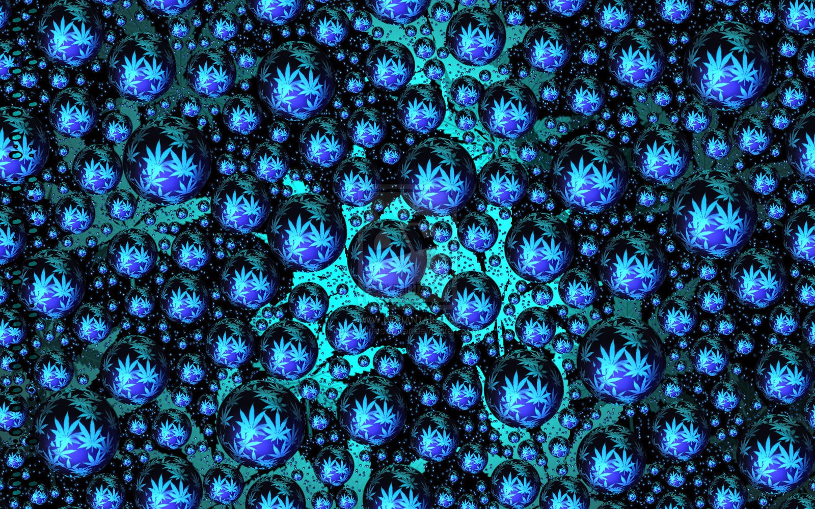 Blue Weed Wallpapers