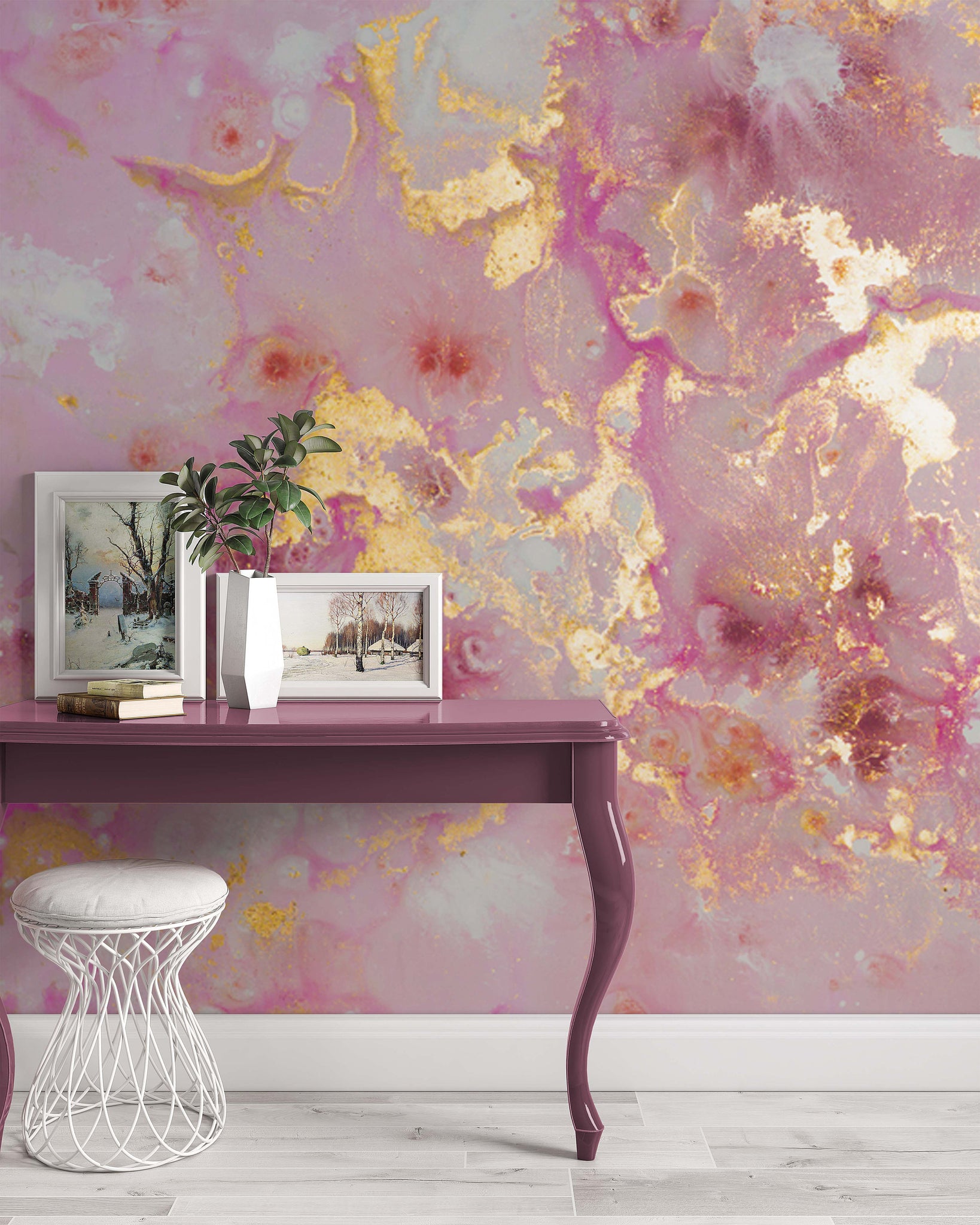 Blush And Gold Wallpapers