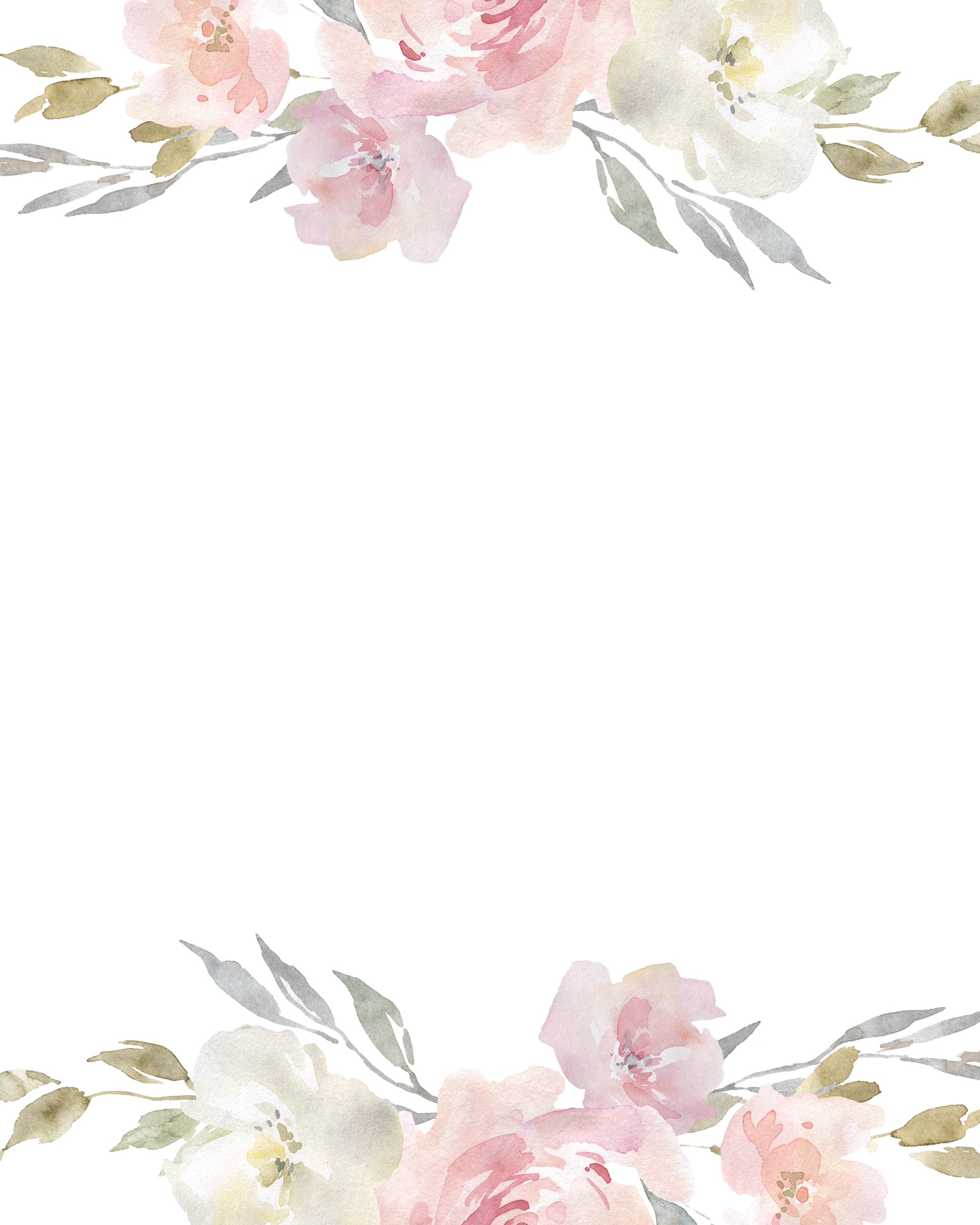 Blush Floral Background