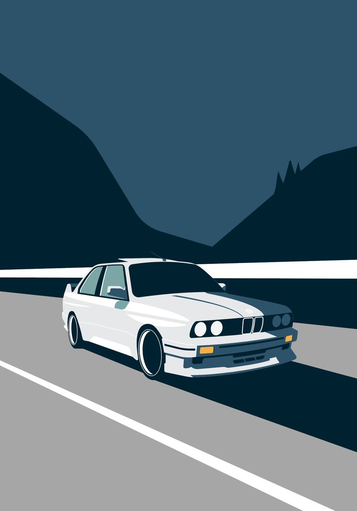 Bmw Car Minimalism Wallpapers