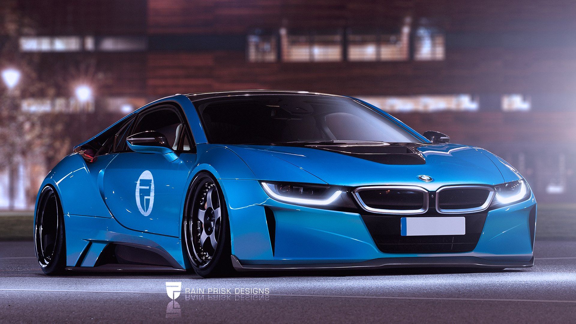 Bmw I8 Digital Art Tuned Wallpapers