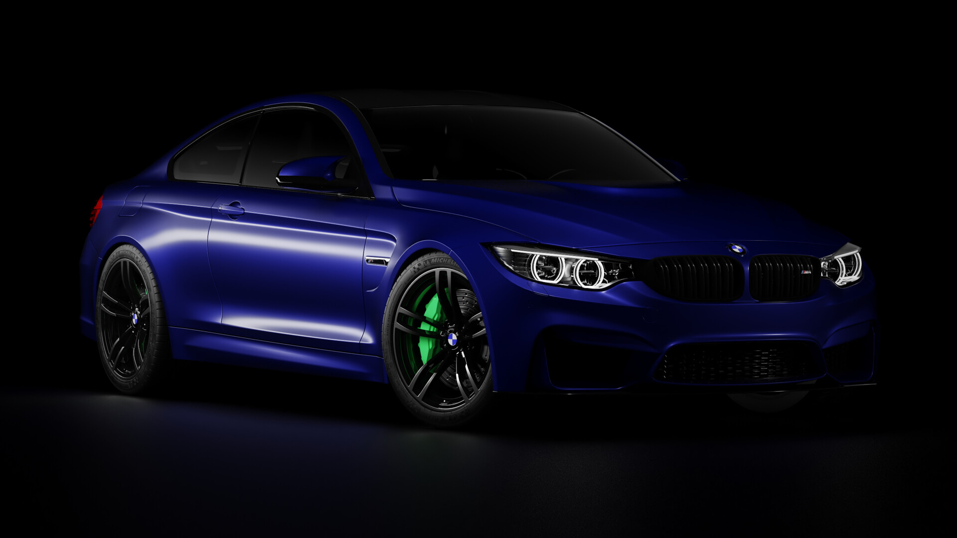 Bmw M4 Neon Color Art Wallpapers