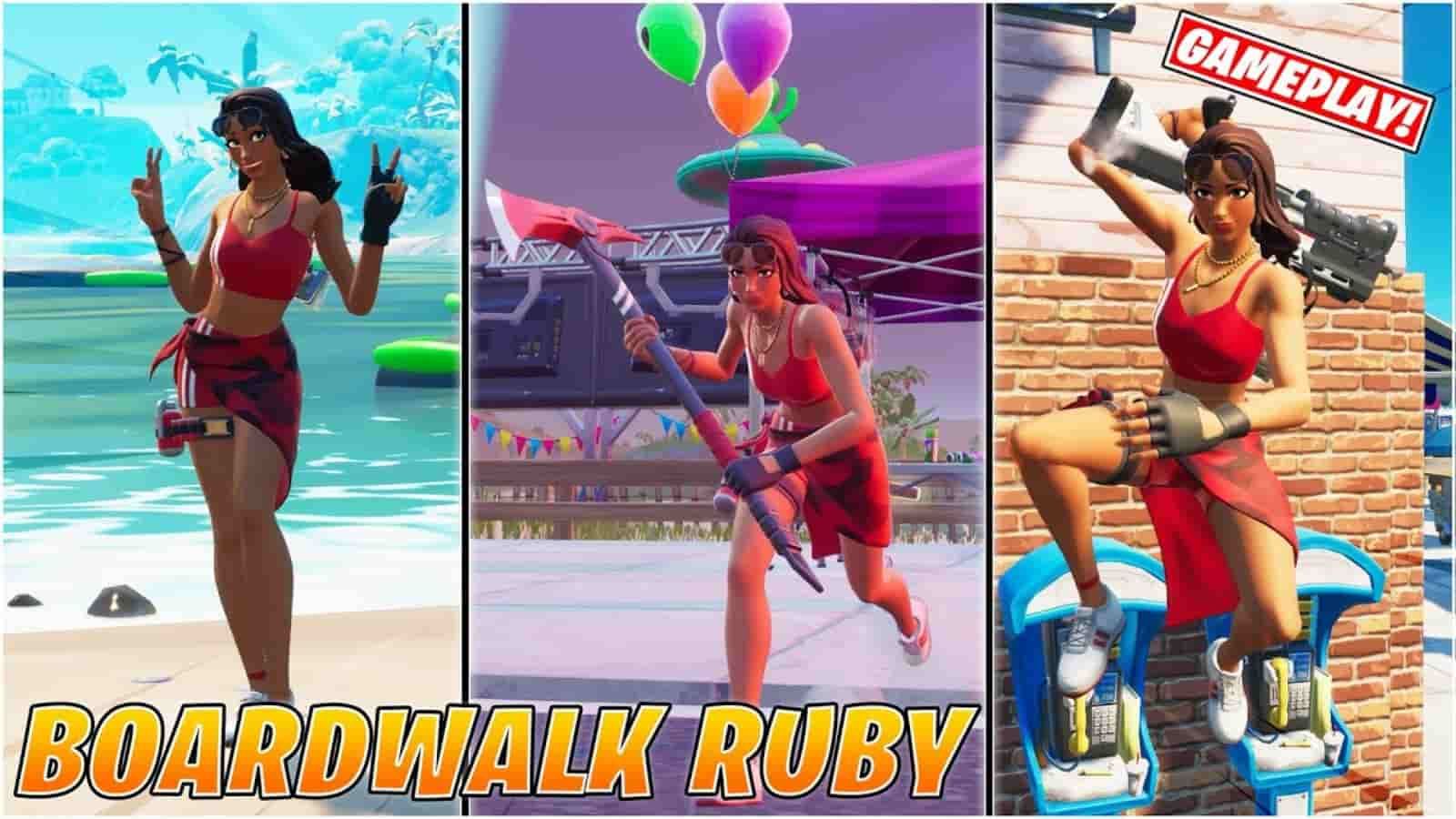 Boardwalk Ruby Fortnite Wallpapers