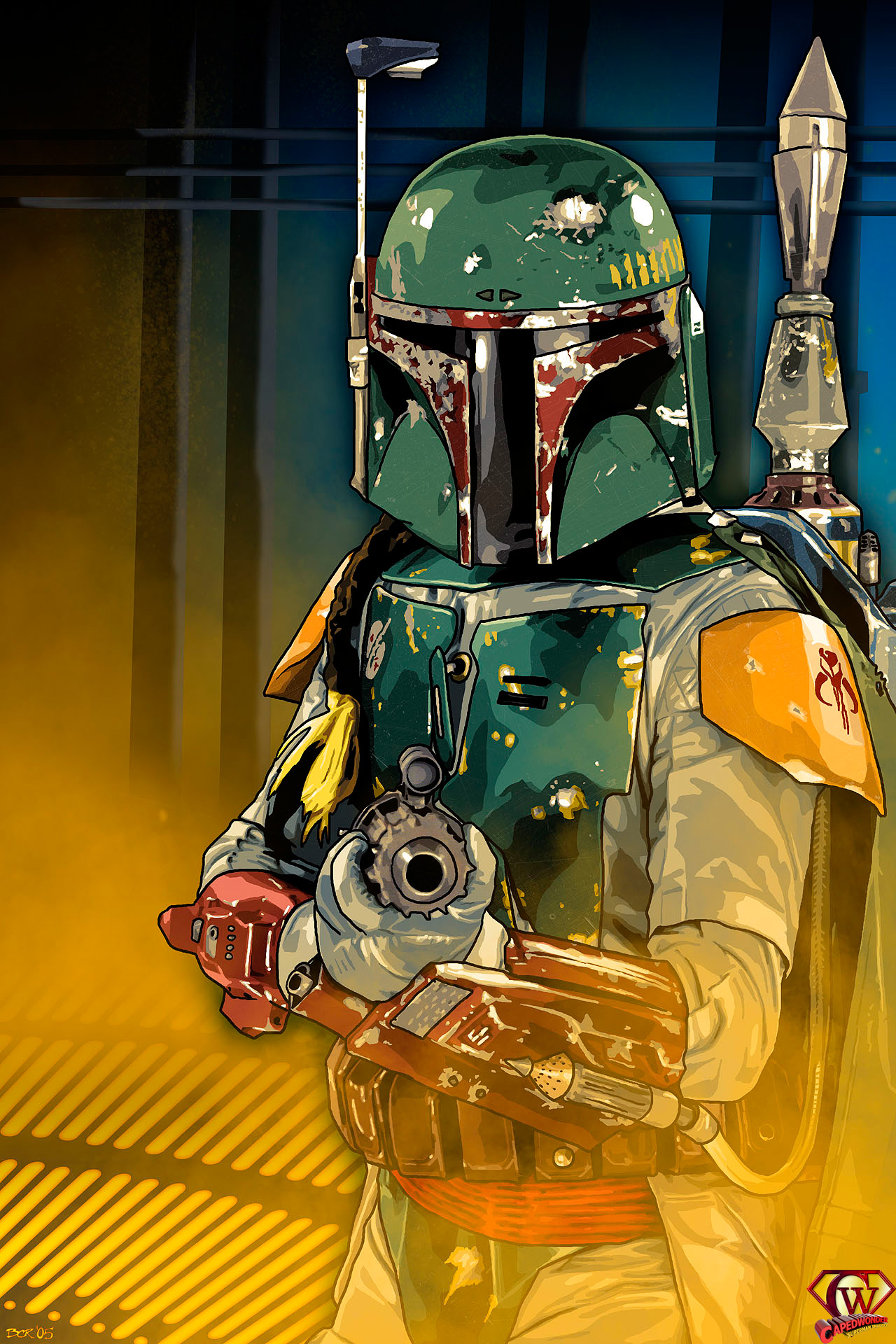 Boba Fett Digital Art Wallpapers