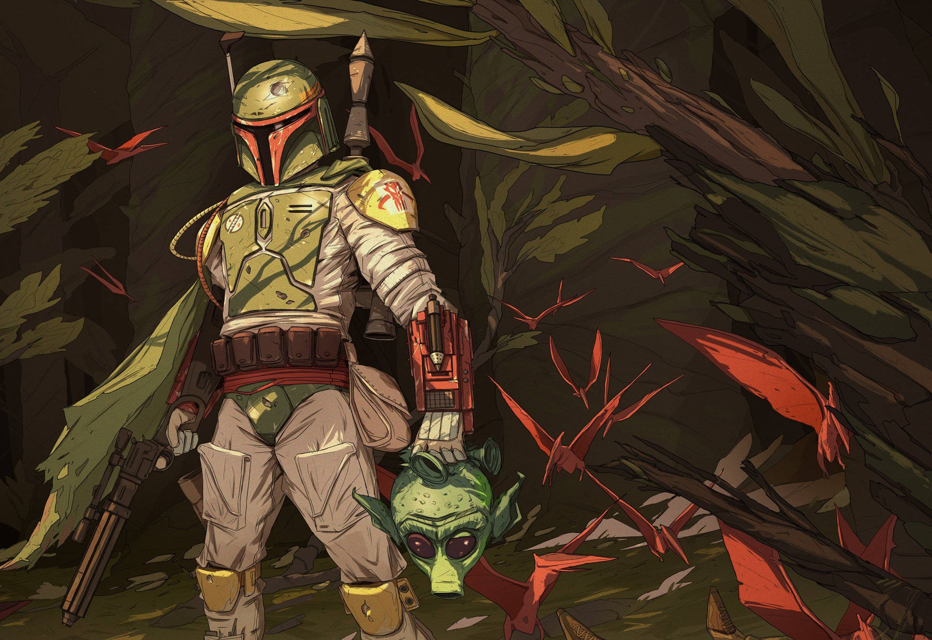 Boba Fett Digital Art Wallpapers