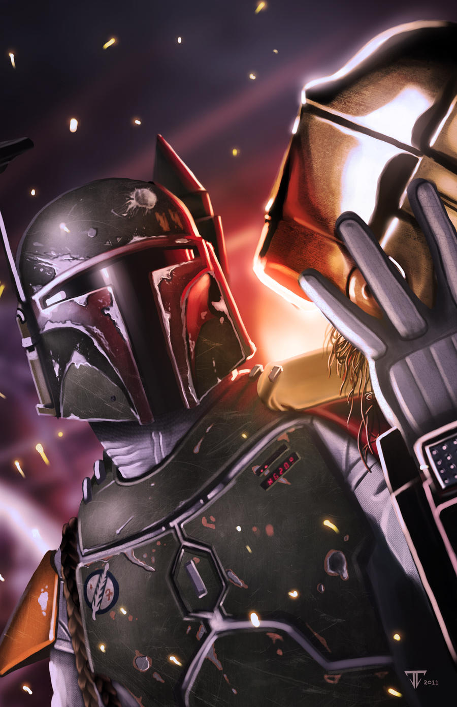 Boba Fett Digital Art Wallpapers