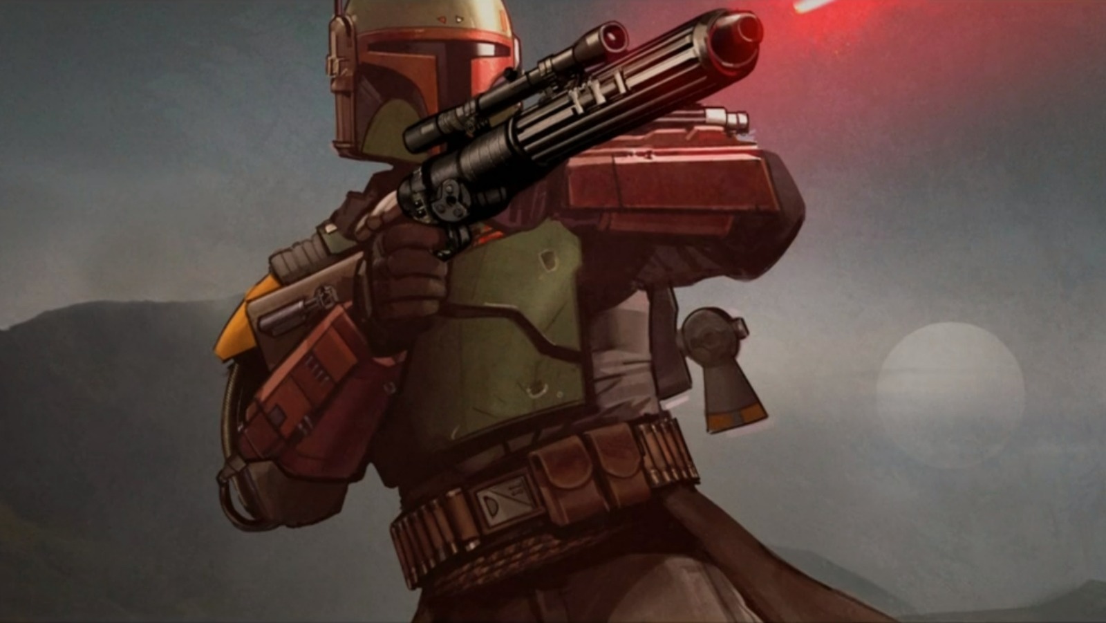 Boba Fett Mandalorian Concept Art Wallpapers