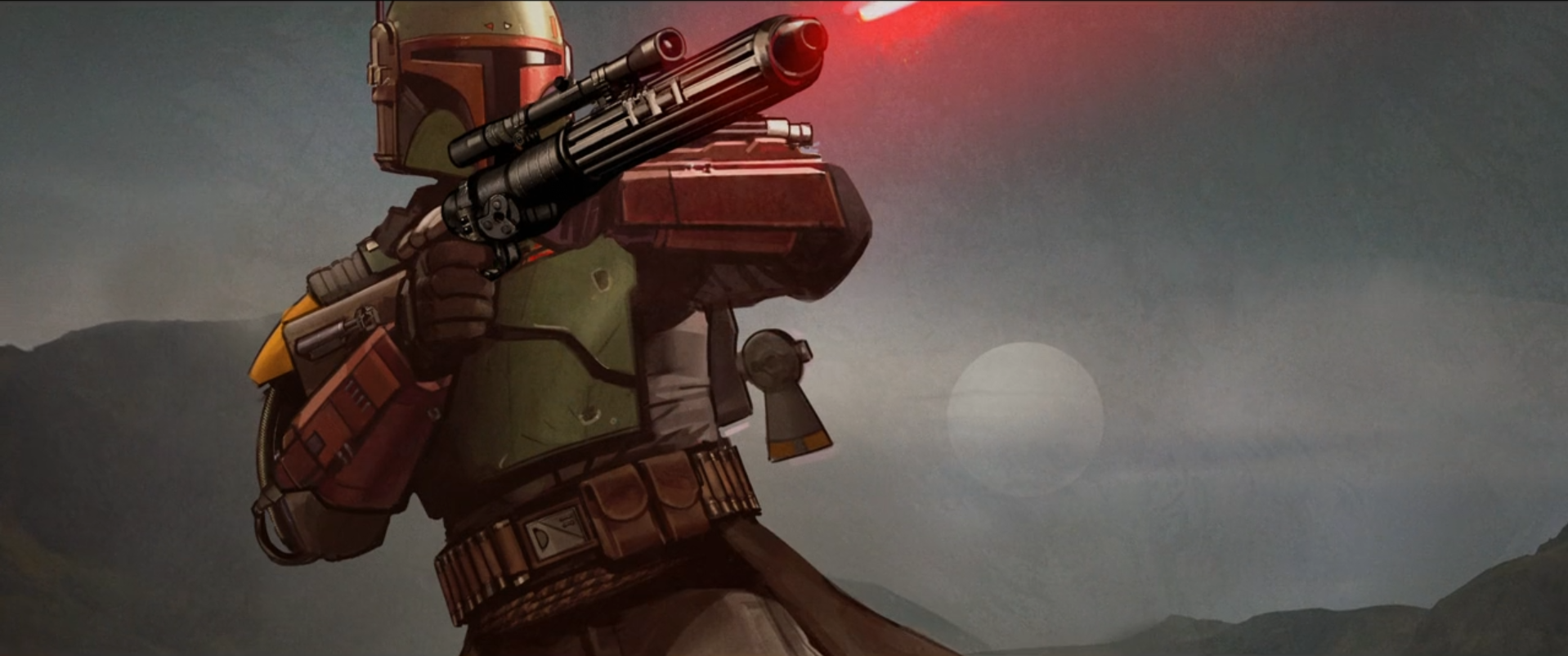 Boba Fett Mandalorian Concept Art Wallpapers