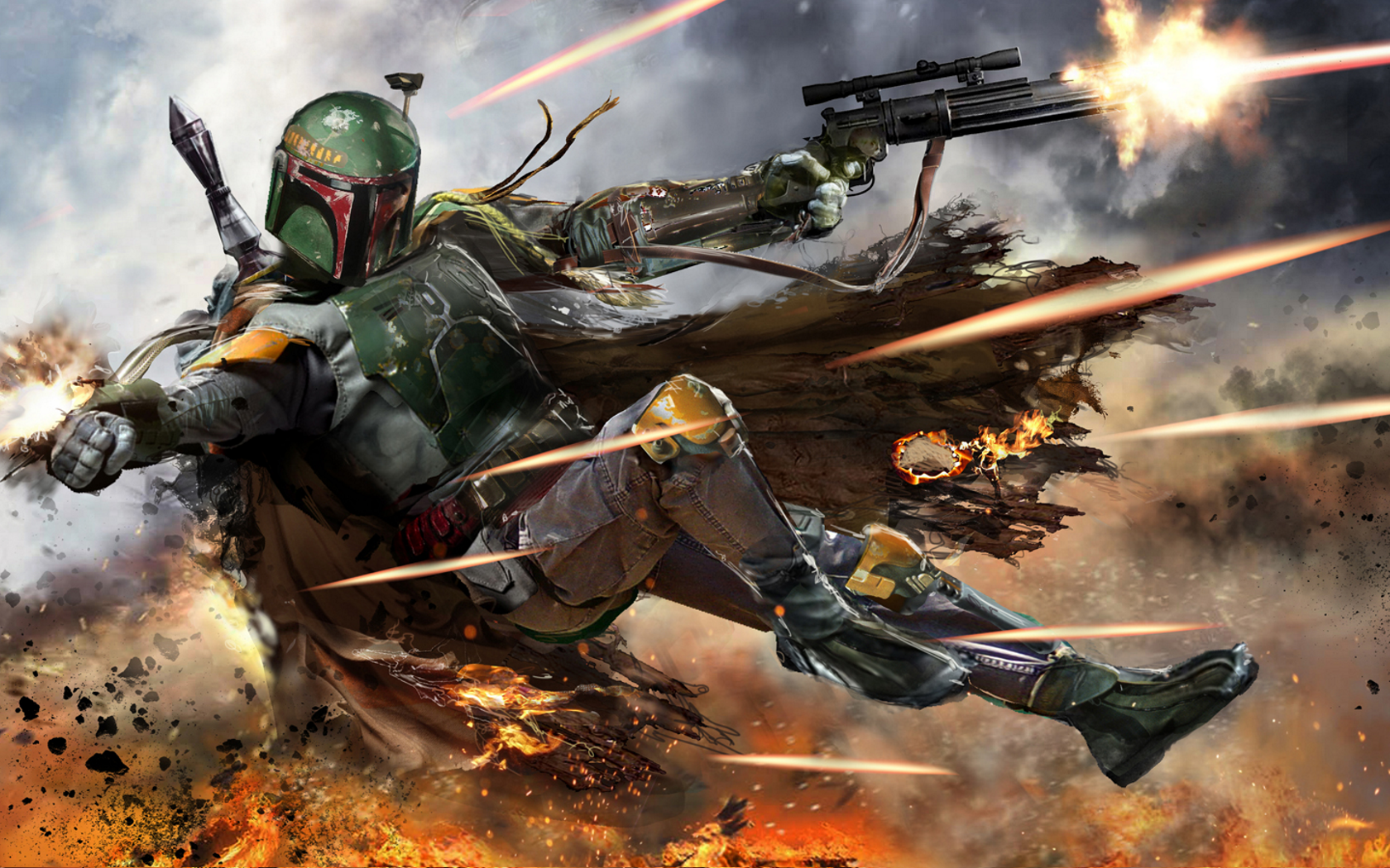 Boba Fett Star Wars Art Wallpapers