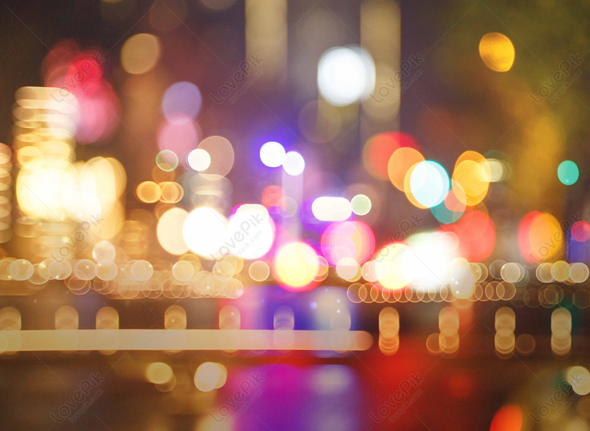 Bokeh City Background