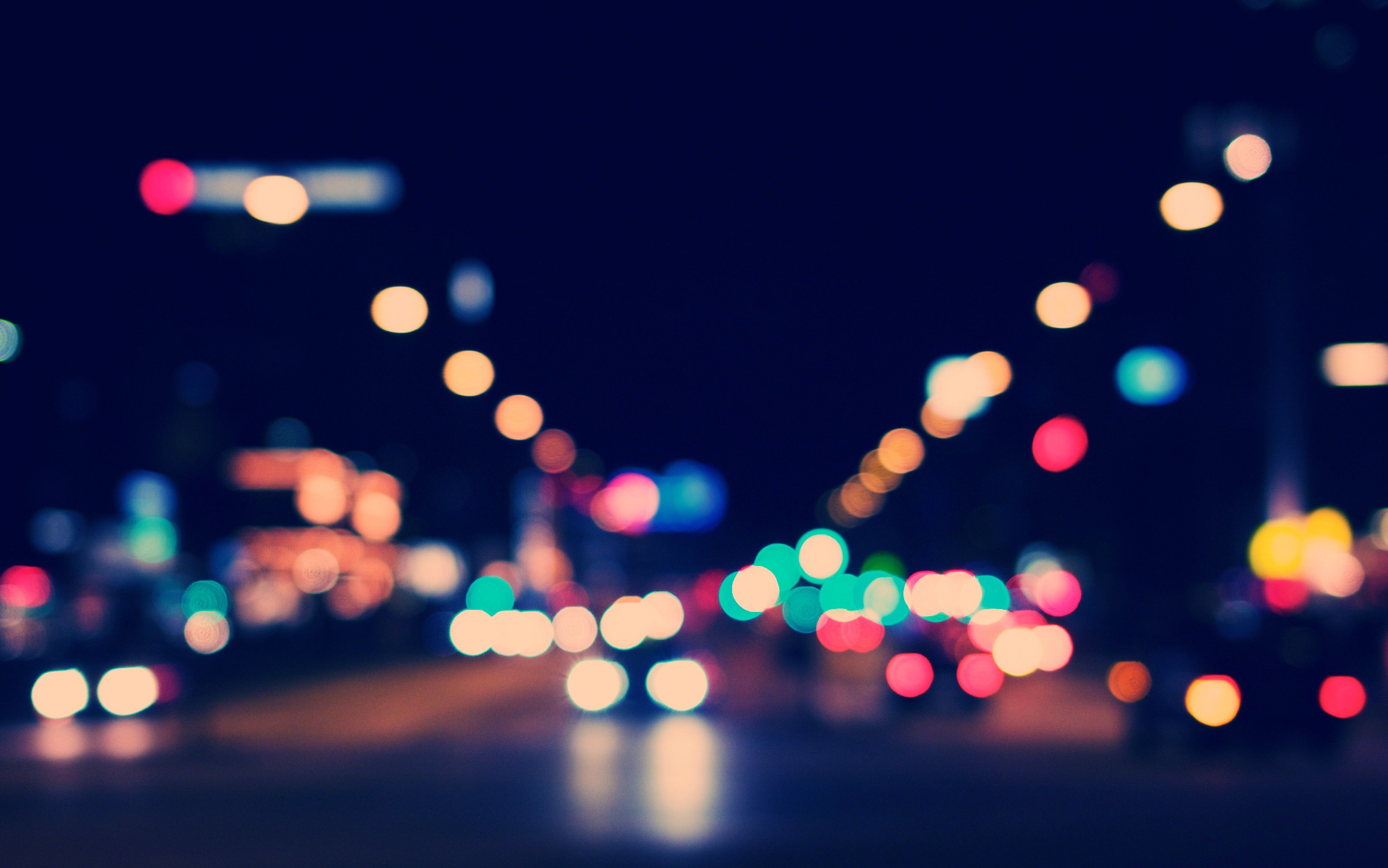 Bokeh City Background