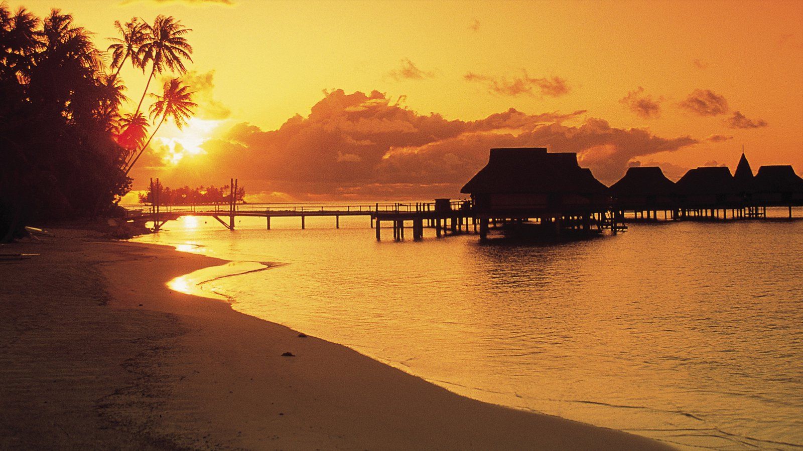 Bora Bora Sunrise Wallpapers