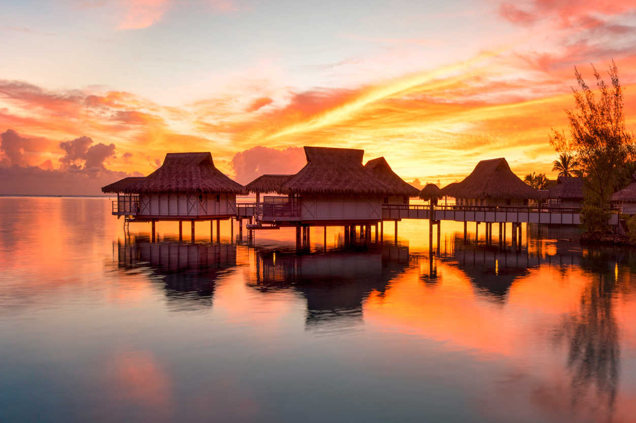 Bora Bora Sunrise Wallpapers