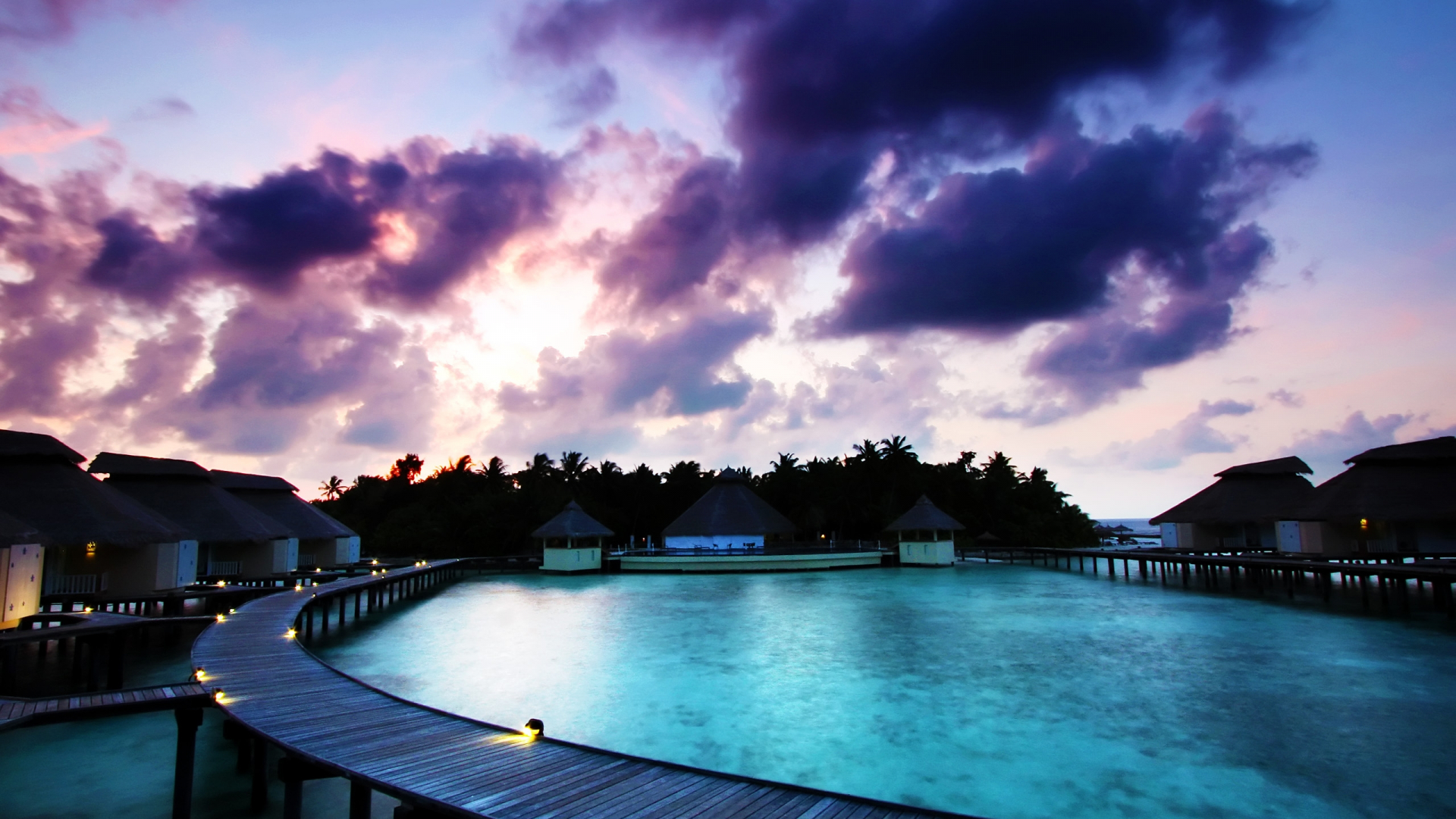 Bora Bora Sunrise Wallpapers